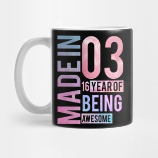 Sweet 16 Birthday Party Sweet 16th Shirt Gift Idea Mug